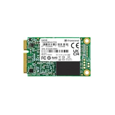 Transcend 64 GB mSATA SSD harde schijf SATA 6 Gb/s Retail TS64GMSA370S