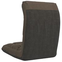 Vloerstoel inklapbaar stof taupe - thumbnail