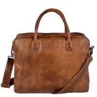 DSTRCT Fletcher Street Mike Workingbag 15.6" -Cognac - thumbnail