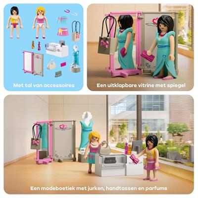 PLAYMOBIL My Life hippe modeboetiek 72081