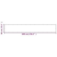 VidaXL Balkonscherm 90x600 cm 100% oxford polyester zandkleurig - thumbnail