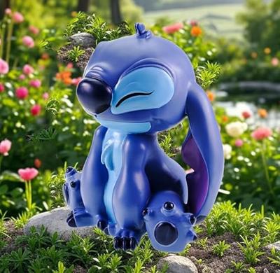 Disney Tuinbeeld 3d Stitch oren naar beneden 20cm