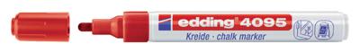 Krijtstift edding 4095 rond 2-3mm rood Krijtstift edding 4095 rond 2-3mm rood