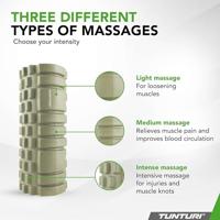 Tunturi Yoga Grid Foam Roller 33 cm | Ø 13 cm | legergroen - thumbnail