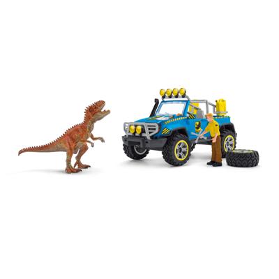 Schleich Off-road voertuig met dino wachtpost - thumbnail