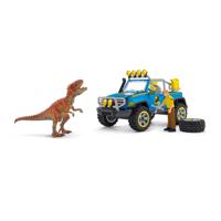 Schleich Off-road voertuig met dino wachtpost - thumbnail