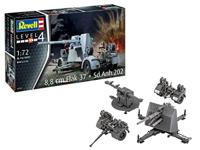 Revell 1/72 8.8 cm Flak 37 + Sd.Anh.202 - thumbnail