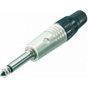 Neutrik NP2CVERNICKELT Jackplug 6,35 mm Stekker, recht Aantal polen: 2 Mono Zilver 1 stuk(s)