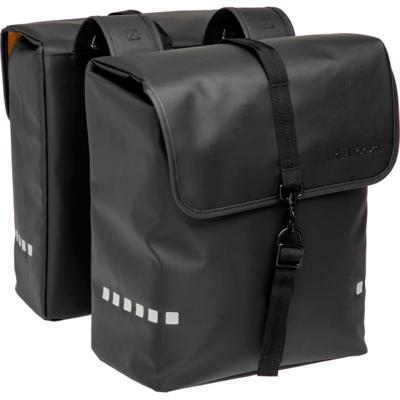 Dubbele fietstas New Looxs Odense 39 liter 34 x 16 x 38 cm (x2) - zwart