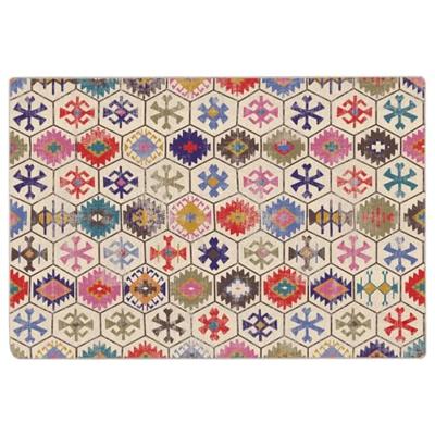 Vloerkleed wasbaar anti-slip 190x300 cm meerkleurig - thumbnail