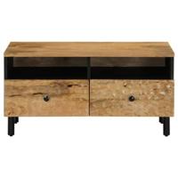 Salontafel 80x54x40 cm massief mangohout - thumbnail