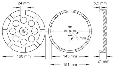 KS Tools 160.0551 Rubberen kussen