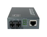 LevelOne GVT-2013 RJ45 naar SC Gigabit Media Converter PoE PSE, Multimode Glasvezel, 0,5 km - thumbnail