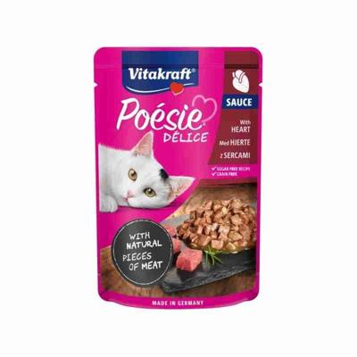 VITAKRAFT POESIE DELICE hartjes - nat kattenvoer - 85 g
