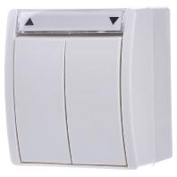 Busch-Jaeger 2CKA001442A0474 Ocean (opbouw) Compleet Jaloezie-knop spatwaterdicht Meerdere kleuren - thumbnail