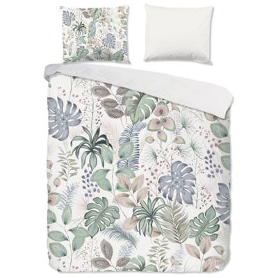 Good Morning Dekbedovertrek "bladeren" - Multi - (240x200/220 cm) - Katoen