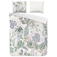 Good Morning Dekbedovertrek "bladeren" - Multi - (240x200/220 cm) - Katoen - thumbnail