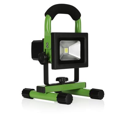 Smartwares 10.030.51 LED Bouwlamp Oplaadbaar 10W Zwart/Groen Smartwares 10.030.51 LED Bouwlamp Oplaadbaar 10W Zwart/Groen