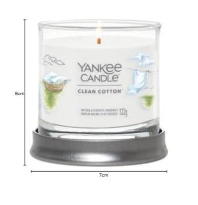 Yankee Candle Clean Cotton Signature Small Tumbler