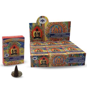 Green Tree Kegelwierook buddhist tantra 12 Stuks