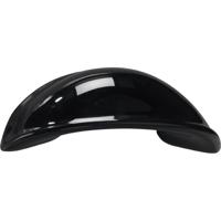 Schelpgreep porselein zwart - thumbnail