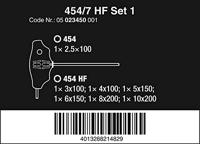 Wera 454/7 HF set 1 | schroevendraaierset | T-greep schroevendraaier | Hex-Plus | met vasthoudfunctie | 7-delig - 05023450001 - thumbnail