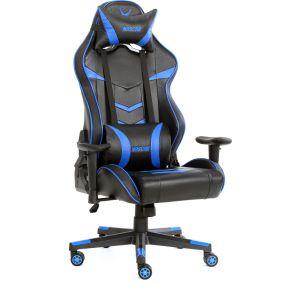Varr Nascar PC-gamestoel Gestoffeerde gevoerde zitting Zwart, Blauw Varr Nascar PC-gamestoel Gestoffeerde gevoerde zitting Zwart, Blauw