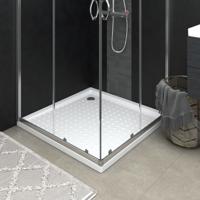Douchebak met noppen 80x80x4 cm ABS wit - thumbnail