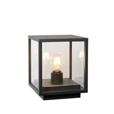 Lucide CLAIRE - Sokkellamp - 1xE27 - IP54 - Antraciet