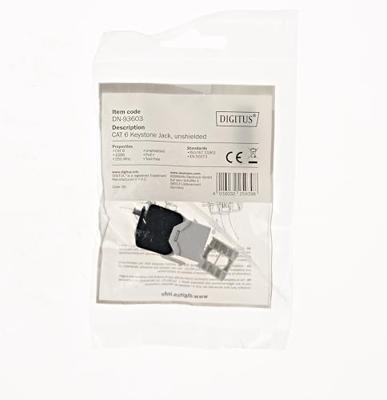 Digitus DN-93603 RJ45-inbouwmodule Keystone CAT 6 1 stuk(s)