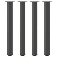 Bartafelpoten 4 st 90-92 cm staal antraciet - thumbnail