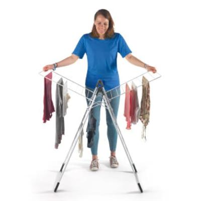 Tomado-Metaltex Automatic Droogrek 20 Meter Zilvergrijs Tomado-Metaltex Automatic Droogrek 20 Meter Zilvergrijs