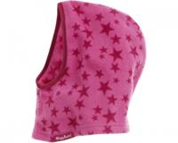 Playshoes fleece bivakmuts Balaclava Sterren Fuchsia - thumbnail