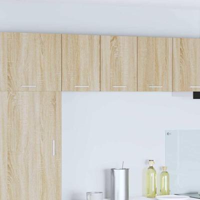 Hangkast Riga Sonoma Eik en Wit 30 x 31 x 40 cm Bewerkt hout Hangkast Riga Sonoma Eik en Wit 30 x 31 x 40 cm Bewerkt hout