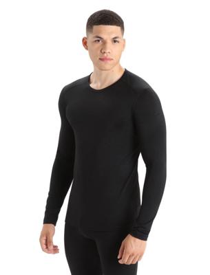 Icebreaker 200 Oasis LS Crewe Thermoshirt Heren Black XL