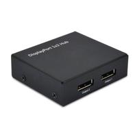 VALUE DisplayPort Video-Splitter, met hub funktie, 2voudig - thumbnail