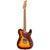 Fazley Sunset Series Tortoise 3-Color Sunburst elektrische gitaar met gigbag - thumbnail