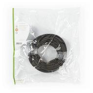 CAT6 S/FTP-Netwerkkabel | RJ45 Male - RJ45 Male | 15 m | Zwart - thumbnail