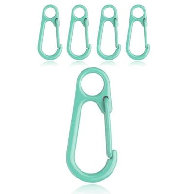Set van 5 Gekleurde Karabijnhaken - Groen Set van 5 Gekleurde Karabijnhaken - Groen