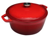 Gietijzeren Braadpan 4.5L 24 cm Rood - thumbnail