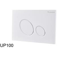 Wiesbaden X10 Drukplaat voor Inbouwreservoir - Glans Wit - thumbnail