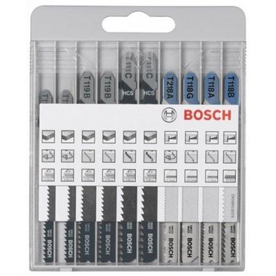 Bosch Accessories 2607010630 Set decoupeerzagen Basic for Wood and Metal, 10-delig 1 set(s)