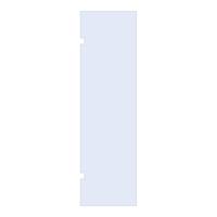 BRAUER Wand 70 helder glas enkelzijdige uitsparingen - thumbnail