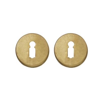 Intersteel Set van 2 sleutelrozettenTira rond messing getrommeld - 0011.318686