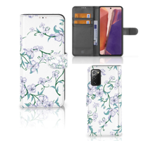 Samsung Galaxy Note 20 Uniek Hoesje Blossom White - thumbnail