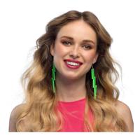 Boland Oorbellen flash neon groen - thumbnail