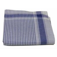 12 stuks Heren zakdoeken Vichy Blauw - 100% katoenen katoenen zakdoeken - thumbnail