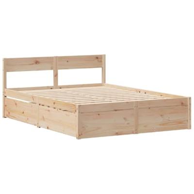 Bedframe zonder matras massief grenenhout 120x200 cm Bedframe zonder matras massief grenenhout 120x200 cm
