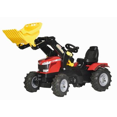 Rolly Toys rollyFarmtrac Massey Ferguson 8650 traptrekker met voorlader en luchtbanden