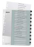 Leitz WOW printbare index, 20 tabs, zwart-wit - thumbnail